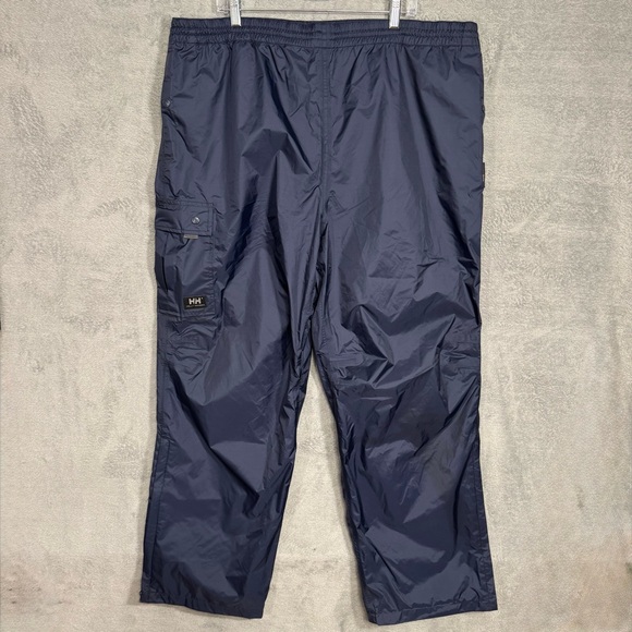 Helly Hansen Workwear Packable Waterproof Rain Pants XXL Navy Men’s Outdoor Snow - Picture 1 of 16